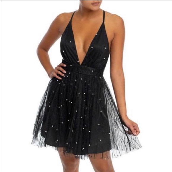 Red Mini Dress - Picture 3 of 5